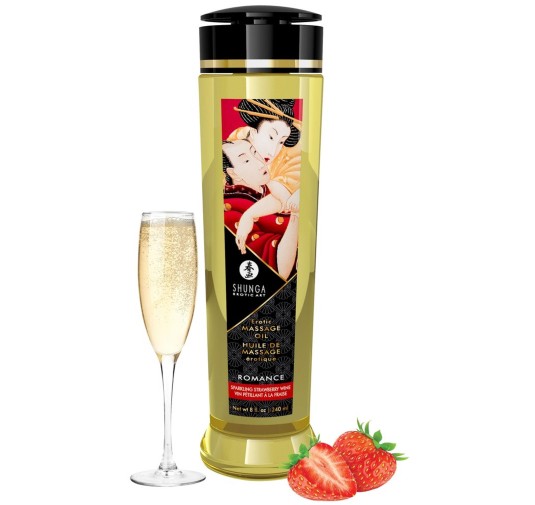 Massage Oil Romance STRAWBERY WINE